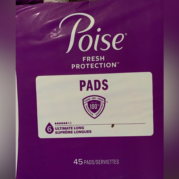 Poise Other Poise Incontinence Pads Ultimate Absorbency Long Length